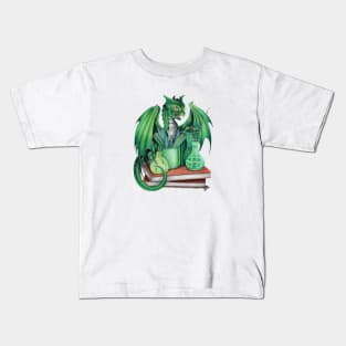 Artist's Pet Green Dragon Kids T-Shirt